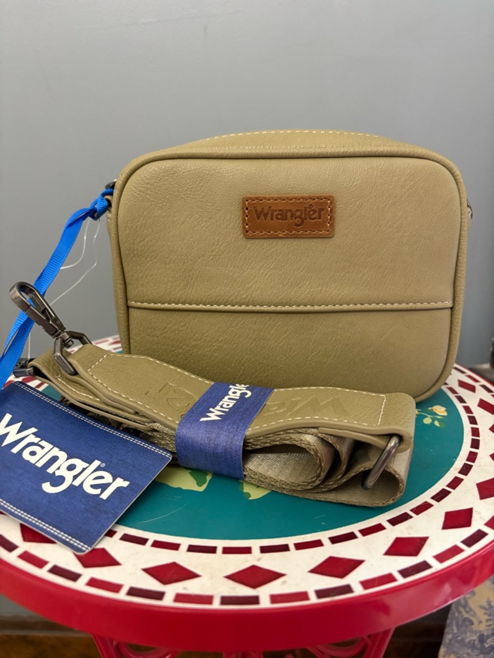Wrangler Sage Green Crossbody Bag